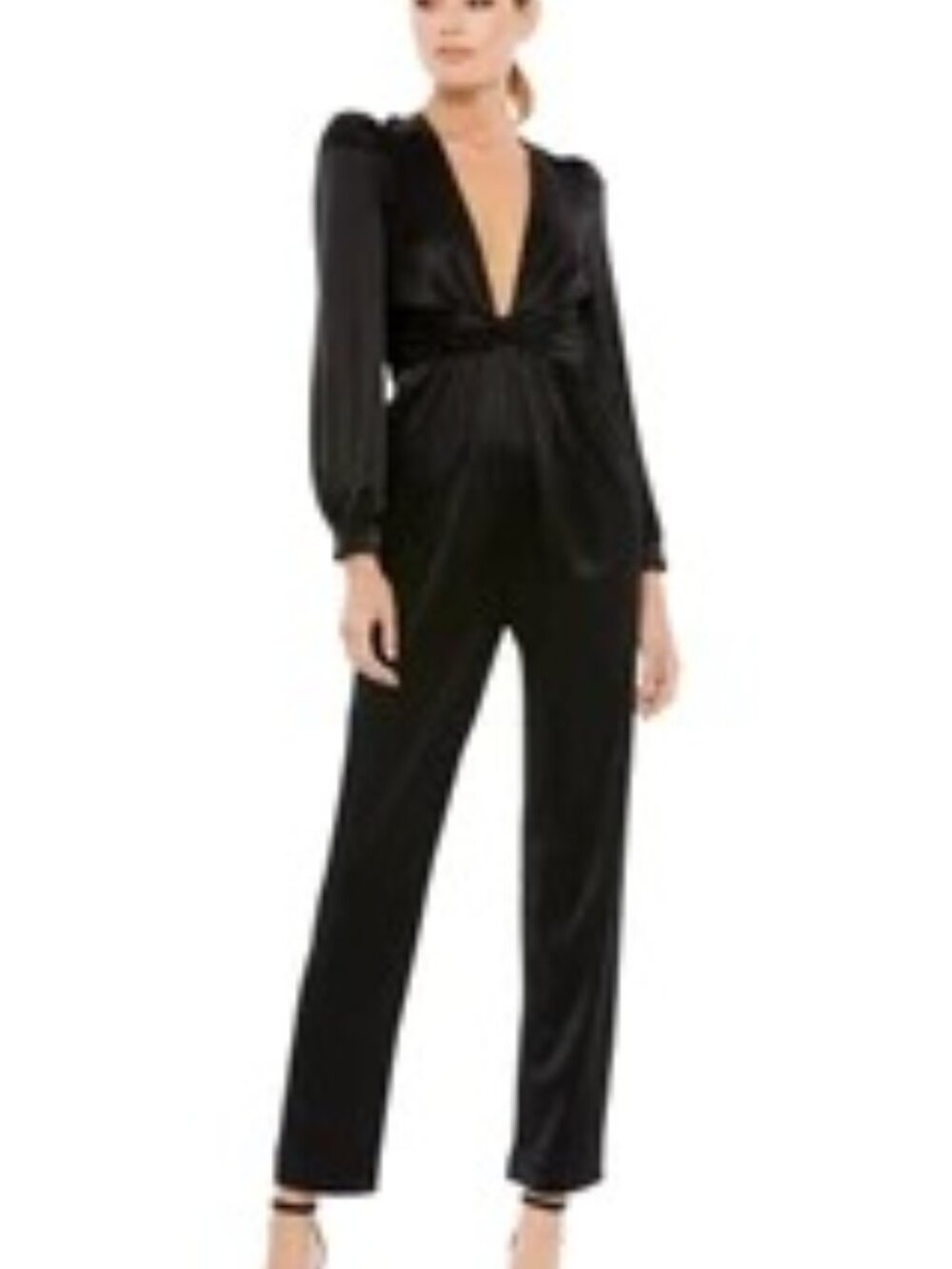 Ieena for Mac Duggal Jumpsuit Black